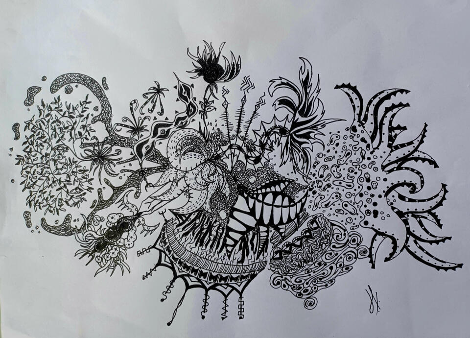 Zentangle Sketch