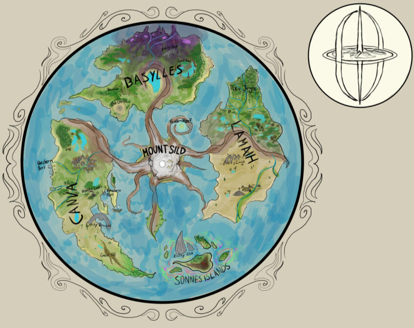 The world map of Eulia